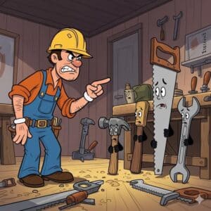 A bad workman always blames his tools