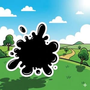 A blot on the landscape