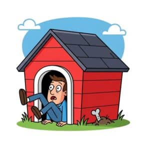 In the doghouse