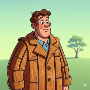 Put on the wooden overcoat