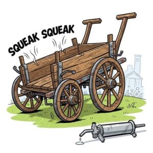 Squeaky wheel gets the grease