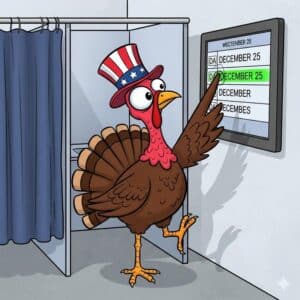 Turkey voting for Christmas