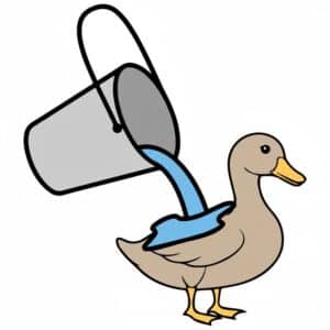 Water off a ducks back