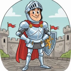 A knight in shining armour