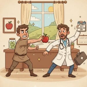 An apple a day keeps the doctor away