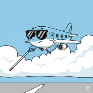 Flying blind