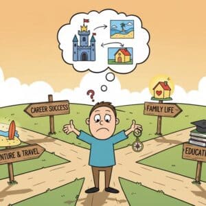 At a crossroads