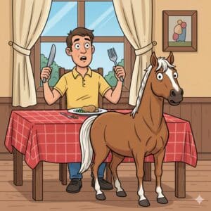 I could eat a horse