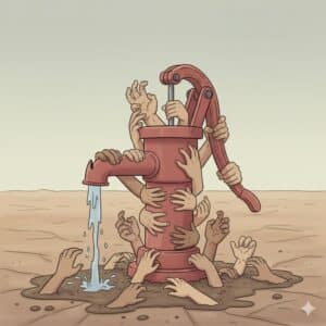 all hands to the pump