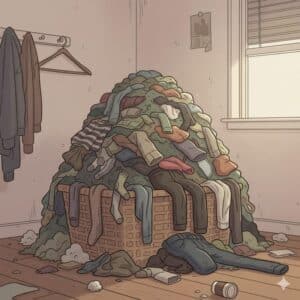 dirty washing