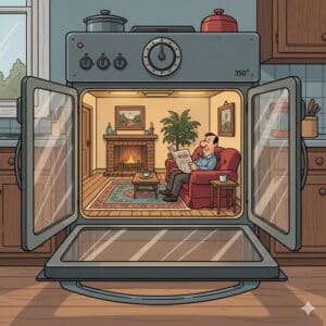 like an oven in here