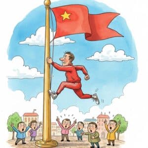 run up the flagpole