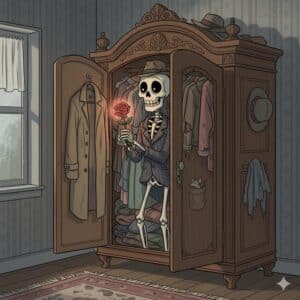 skeleton in the cupboard