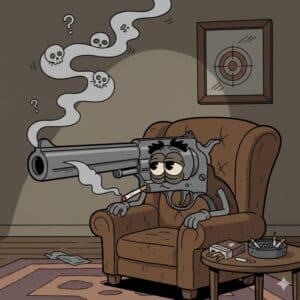 smoking gun