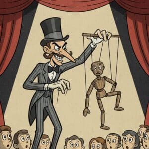 pulling strings