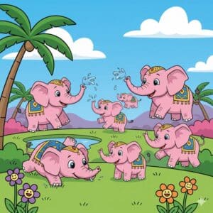 Seeing pink elephants
