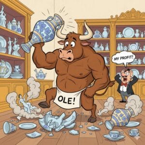 bull in a china shop