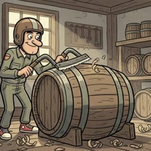 scraping the barrel