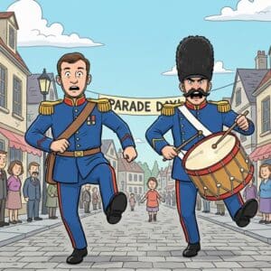 He marches to his own drummer
