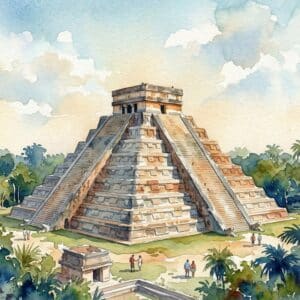 Mayan Pyramids of Chichen Itza, Mexico