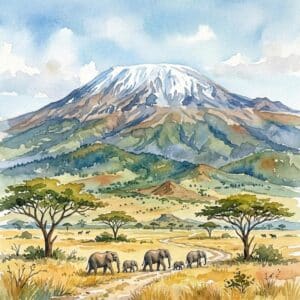 Mount Kilimanjaro, Tanzania (Africa)