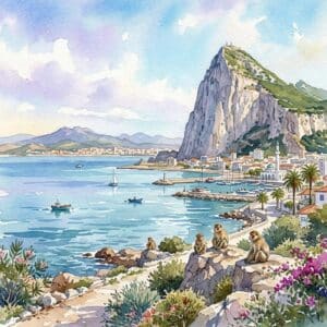 Rock of Gibraltar Spain