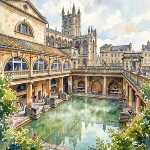 Roman Bath, England