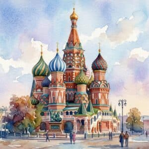 St. Basil's Cathedral, Moskva, Russia