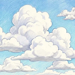 Cumulus clouds