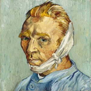 Self Portrait Without Beard by Van Gogh (1889)