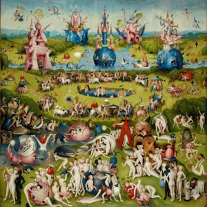 The Garden of Earthly Delights by Hieronymus Bosch (c. 1490–1510)