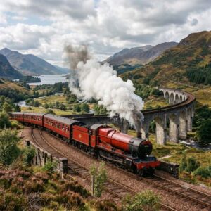 The Hogwarts Express the Jacobite Steam Train