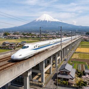 The Shinkansen Japanese Bullet Train