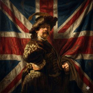 The Standard Bearer by Rembrandt