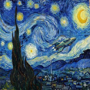 The Starry Night by Vincent van Gogh (1889