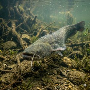 Wels Catfish (Silurus glanis)