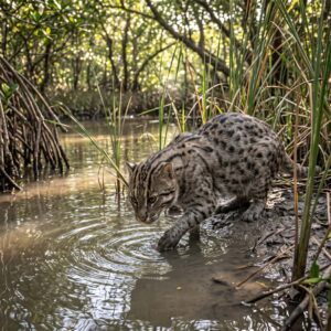 Fishing Cat (Prionailurus viverrinus)