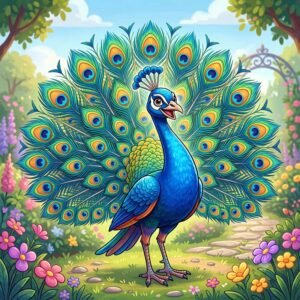 Proud as a peacock