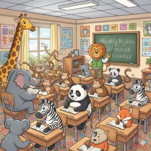 The classroom is a zoo