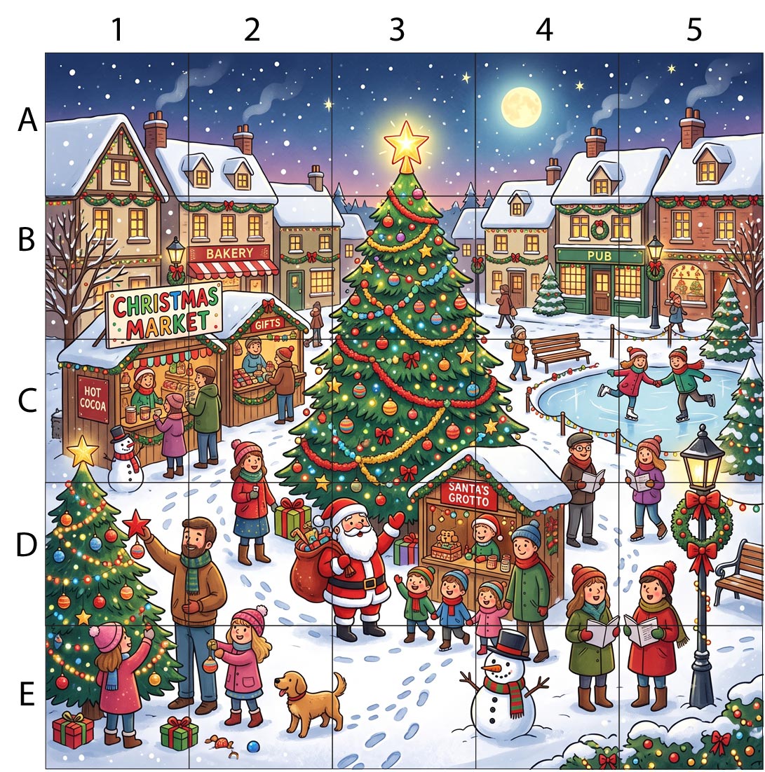 Christmas Spot the Difference 2026