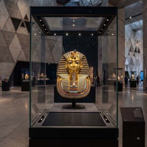 Golden Mask of Tutankhamun (Grand Egyptian Museum in Cairo)