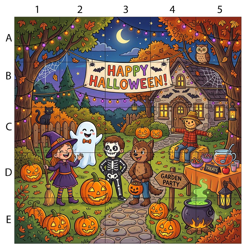 Halloween Spot the difference 2026 original