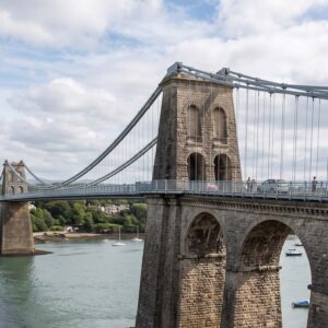Menai Suspension Bridge, by Thomas Telford