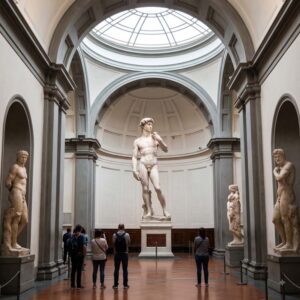 Michelangelo's David (The Galleria dell'Accademia, Florence)
