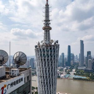 Canton Tower television transmission, Guangzhou, China