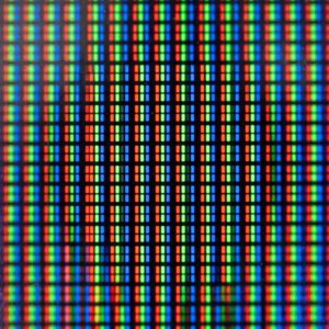 Pixels of a CRT