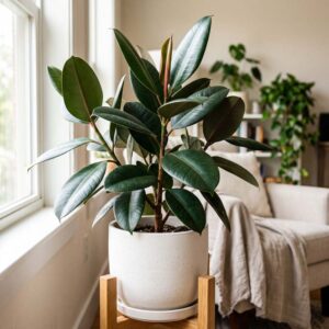 Rubber Plant (Ficus elastica)