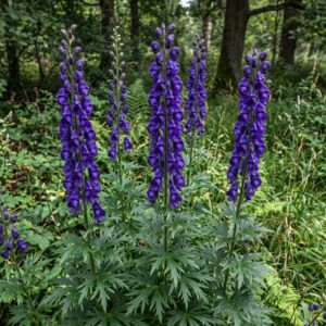 Monkshood or Wolfsbane (Aconitum napellus)
